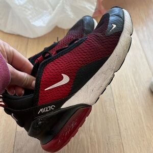 Nike Kids Air Max 270 Red Black Sneakers